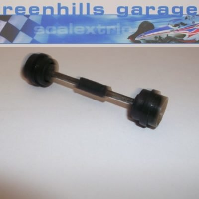 Greenhills Scalextric JPS Lotus 77 C126 Type 1 Front Axle & Wheels Used - P3097 ##x
