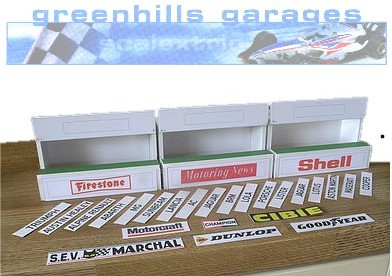 ... Greenhills Scalextric Slot Car Building Goodwood Grandstand Kit 1:32 Scale 