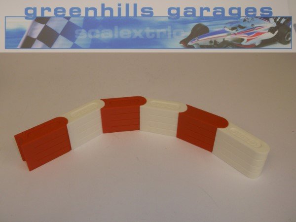 NEW Greenhills Scalextric Carrera Pro-Tec barriers x 6 MACC395 