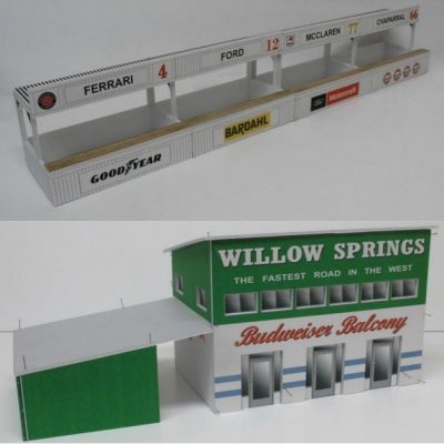 Greenhills Scalextric Slot Car Building Auberge Des Hunaudieres Kit 1:32 Scal... 
