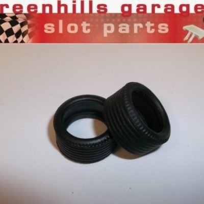 Greenhills Scalextric Porsche 911 GT3R Front Tyre Pair Used P3927 