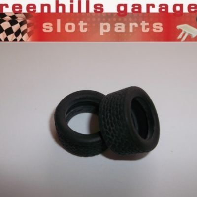 Greenhills Scalextric Subaru Impreza Street Machine Tyre Pair  C2607 - Used - P4495