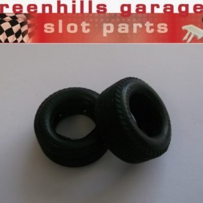 Greenhills Scalextric Europa Vee Front Tyre Pair C5 - Used - P4096