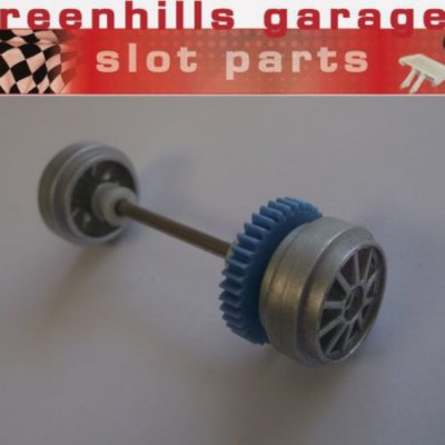 Greenhills Scalextric Ford Focus WRC No.12 Rear Axle & Wheels C2405 / C2406 - Used - P4027