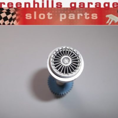 Greenhills Scalextric Mercedes CLK LMP Rear axle and wheels - USED - P4967