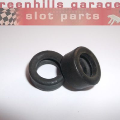 Greenhills Scalextric France Alfa Romeo TT3 C153 / 090153 Tyre Pair - Used -P5027