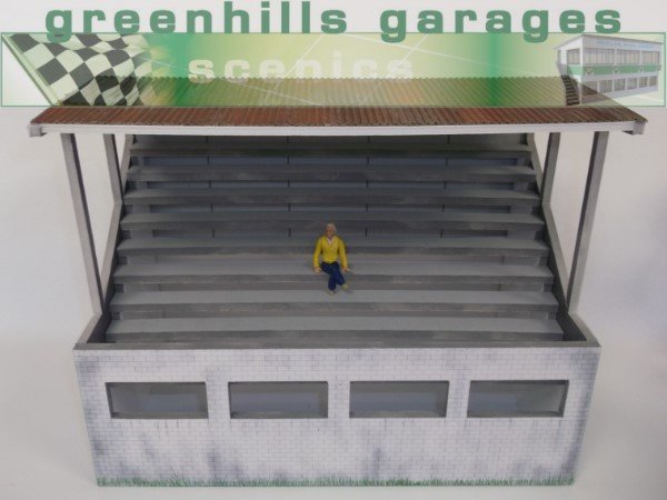 Greenhills Scalextric Carrera Track Side Figure Man with Mustache 1.32... F352 