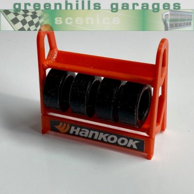 NEW G1961 Greenhills Scalextric Carrera Tyre Rack Blue 1.32 Scale 