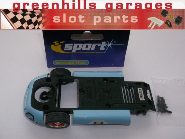 Greenhills Scalextric Accessory Pack for Ford GT40 rear axle,wheels,tyres,pin... 