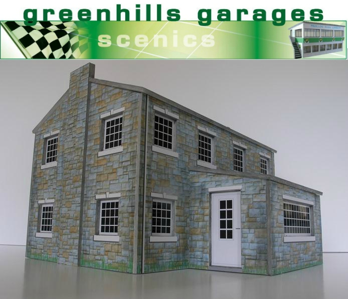 Nuevo Colegio 782 Greenhills Scalextric Slot Car Kit de Construcción Granja Escala 1:32 