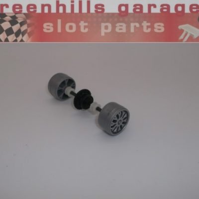Greenhills Scalextric Vauxhall / Opel Calibra Silver Rear Axle & Wheels - Used - P5992