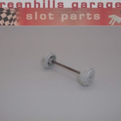 Greenhills Scalextric Mitsubishi EVO7 Front Axle & Wheels - Used - P6080