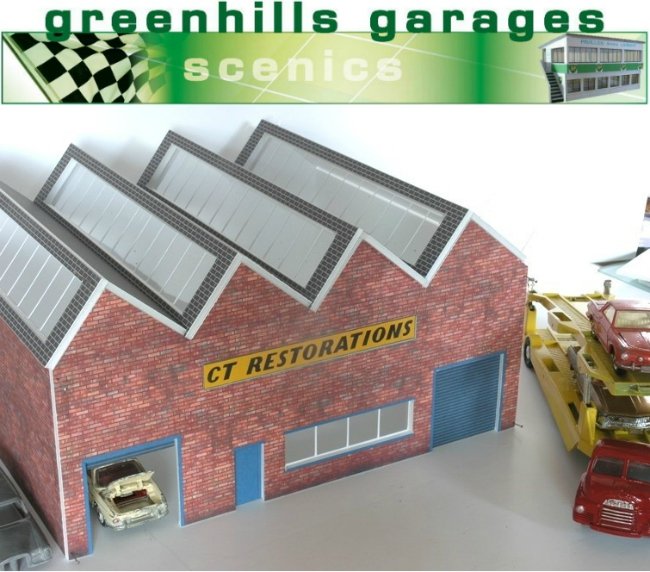 Greenhills Building Car CT Restorations Kit 143 Scale