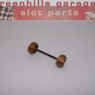 Greenhills Scalextric Subaru Impreza Front Axle & Wheels C2550 - Used - P7069
