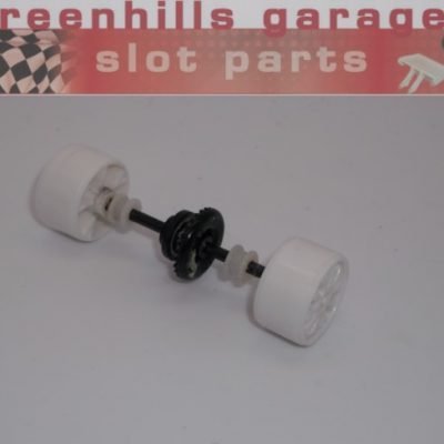 Greenhills Scalextric Vauxhall Opel Calibra Rear Axle & Wheels - Used - P7013
