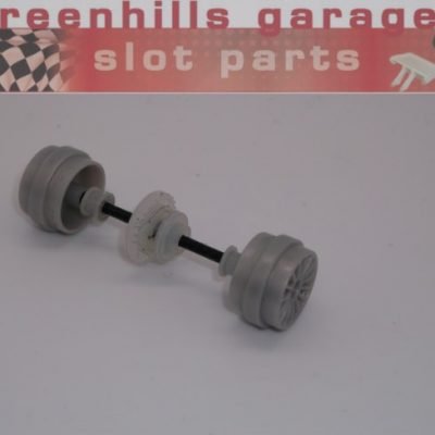 Greenhills Scalextric Team PRO GT Grey Rear Axle & Wheels - Used - P7016
