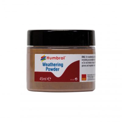 Greenhills Humbrol 45ml Pot of Light Rust Weathering Powder AV0018 - C5226