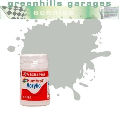 Greenhills Humbrol 18.2ml Bottle of Acrylic Paint Matt RLM 76 Lichtblau AB024 EP - C5274