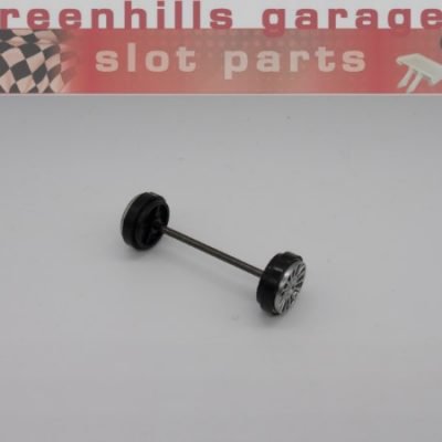 P7184 - Greenhills Carrera Evolution Renault No.1 FIA Front Axle & Wheels 27504 - NEW