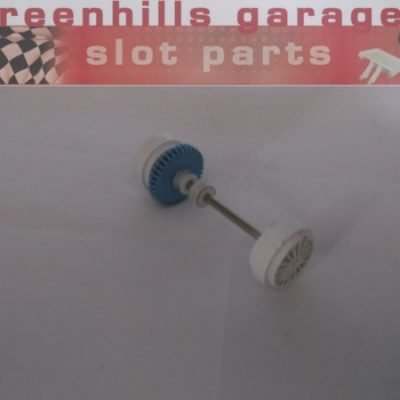 Greenhills Scalextric Ford Focus Iridium Rear Axle and Wheels C2177 - Used - P6277