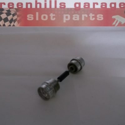 Greenhills Scalextric Rover 3500 Police Car Front Axle and Wheels C284 - Used P6273