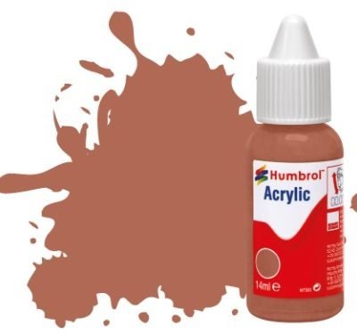 Greenhills Humbrol 14ml Dropper Bottle of Acrylic Rust Matt DB0113 - C5324