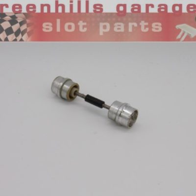 Greenhills Scalextric Rover 3500 Silver Front Axle & Wheels - Used - P7111