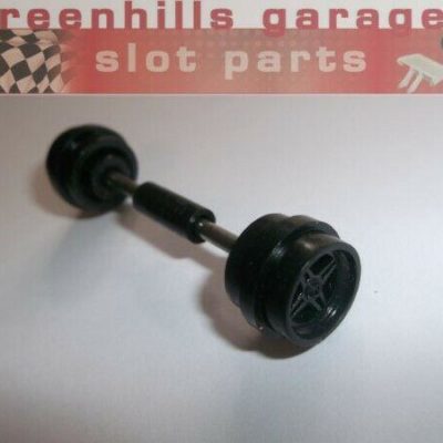 Greenhills Scalextric Ferrari 312T Qudos No.15 Front Axle & Wheels C147 - Use...