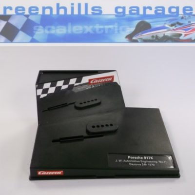 Greenhills Scalextric Carrera Evolution Porsche 917K J. W. Automotive Engineering ''No. 1'', Daytona 24h 1970 Model Display Mount (No plastic outer Case) - USED - B1035**