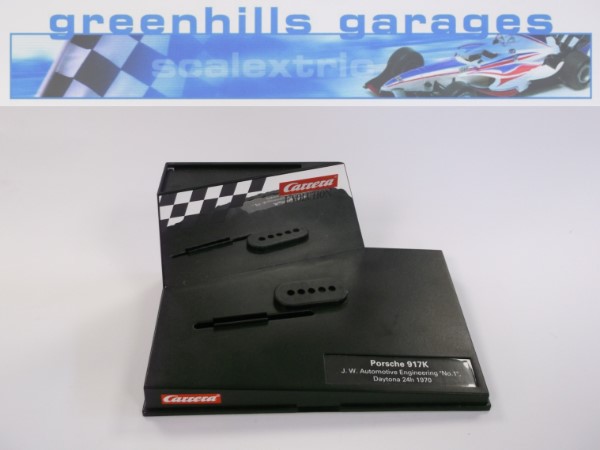 Greenhills Scalextric Carrera Evolution Porsche 917K J. W. Automotive Engineering ''No. 1'', Daytona 24h 1970 Model Display Mount (No plastic outer Case) - USED - B1035**
