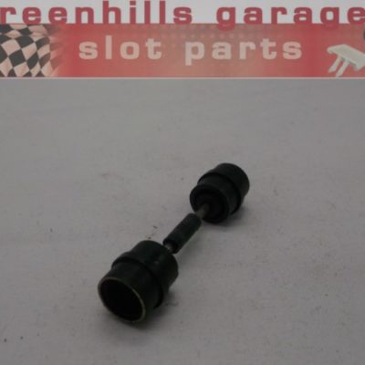 Greenhills Scalextric Porsche 911/935 Gold Rimmed Front Axle and Wheels - Used - P7426 JM**