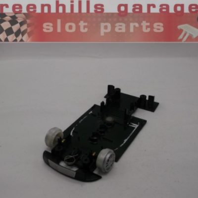 Greenhills Scalextric Vauxhall Opel Astra V8 Chassis Plate with Magnet, Guide, Spring and Wheels - Used - P7440  JM**