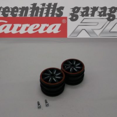 Greenhills Carrera RC ''Red Jumper 2'' Rear Wheel Pair and Screws - Used - CRCP211**