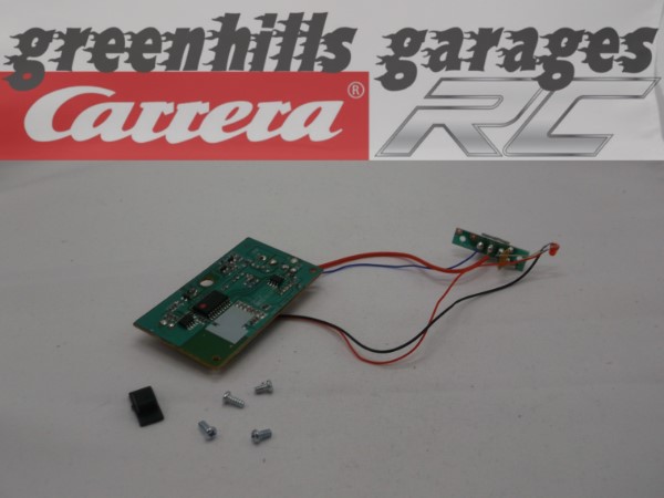 Greenhills Carrera RC Red Jumper 2 PCB Units, Screws, ON/OFF Switch & LED - Used - CRCP229
