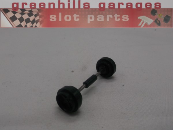 Chrome Used P1794 Greenhills Scalextric Ford Escort XR3i Rear Axle & Wheels 