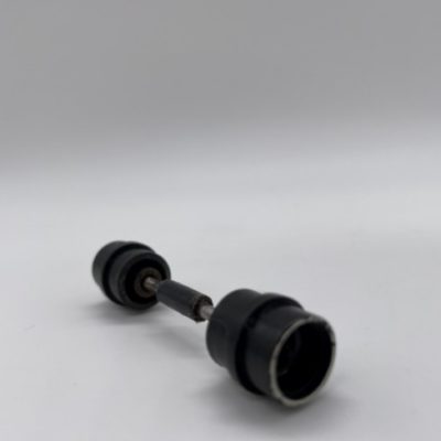 Greenhills Scalextric Triumph TR7 Black Front Axle & Wheels - Used - P7516