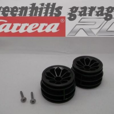 Greenhills Carrera RC ''Fire Racer 2'' Rear Wheel Pair and Screws 370201060 - Used - CRCP189