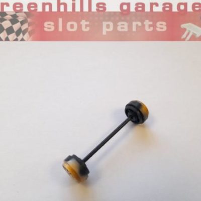 Greenhills Scalextric Black Rear Axle+Gear Wheel 51mm- New - P7694**