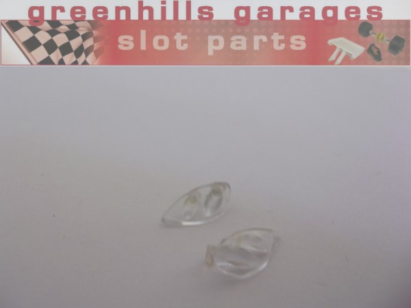 Greenhills Scalextric Chevrolet Corvette C6R Headlight Lenses Pair- Used - P7826**