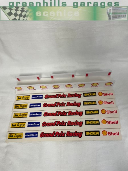 Greenhills Wooden Barrier with Adverts - Used - ACC3169