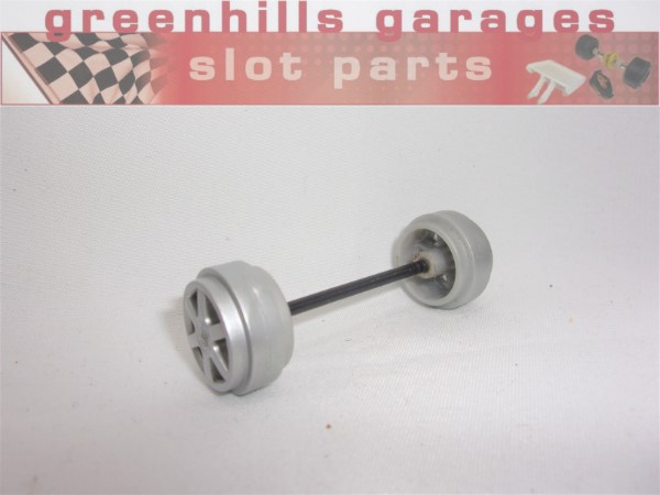 Greenhills Scalextric Audi 77 Front Axle and Wheels- Used -P7928**