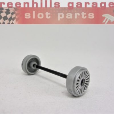 Greenhills Scalextric Fiat 500 Front Axle+Wheels- Used -P7978**