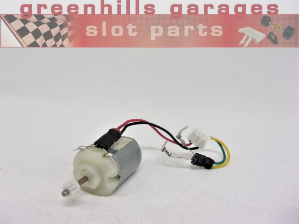 Scalextric Mabuchi Motor With Wires, Pinion & Disc Eyelet Guide - Used, Runs Fast