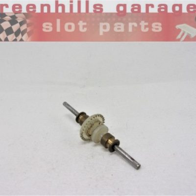 Greenhills Scalextric Vanwall C55 Rear Axle+Gear Wheels with Brass Bushes- Used - P8062**
