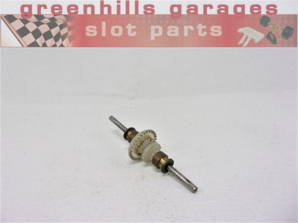 Greenhills Scalextric Vanwall C55 Rear Axle+Gear Wheels with Brass Bushes- Used - P8062**