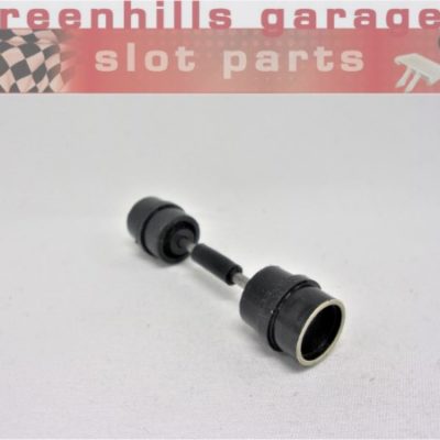 Greenhills Scalextric Triumph TR7 Front Axle+Wheels with Spacer- Used - P8084**