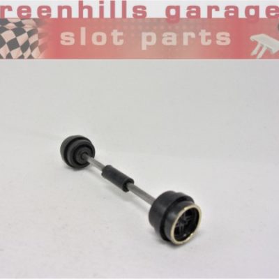 Greenhills Scalextric Tyrrell Elf Front Axle+Wheels Gold Rims- Used - P8071**