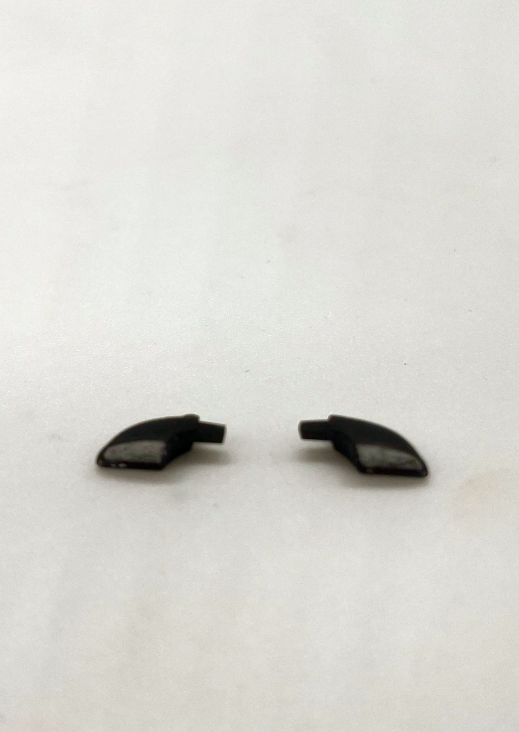 Greenhills Scalextric Porsche 911 GT3R Black & Silver Wing Mirror Pair - NEW - GP20