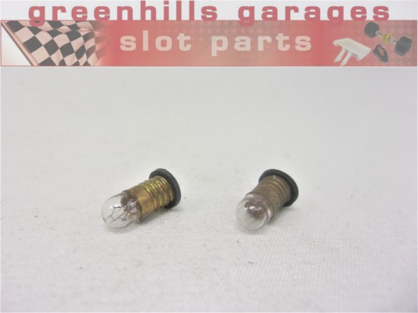 Greenhills Scalextric Vintage Screw-in Light Bulb Pair -Used- P8139**