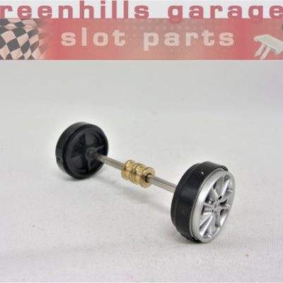 Greenhills Carrera Porsche 911 Cabriolet S Front Axle+Wheels 27535- NEW -P4922**